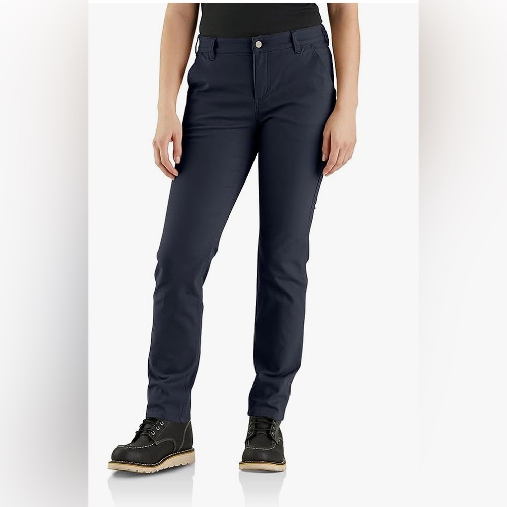 Carhartt Relaxed fit navy canvas work pant. Size 10 reg.